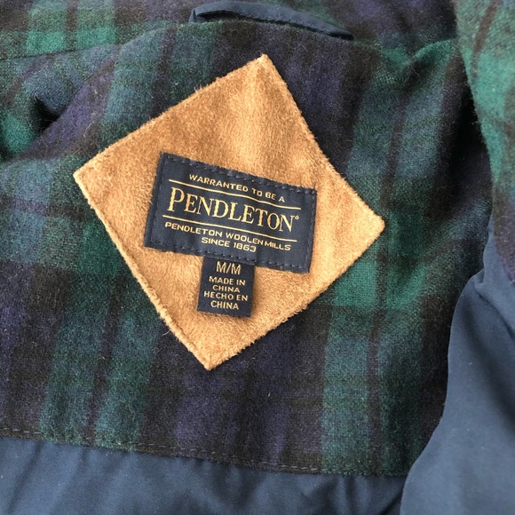 Pendleton Fuzzy Teddy Bear Plaid Sweater Jacket - Picture 5 of 6